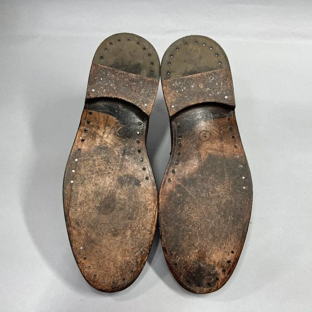 All Saints Men's Size 8 Brown‎ Leather Dress Shoes